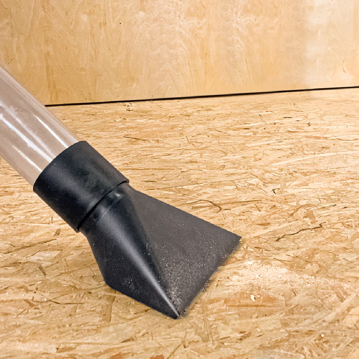 POWERTEC 70282 4-Inch Dust Collection Hose Floor Sweep Accessories Kit POWERTEC