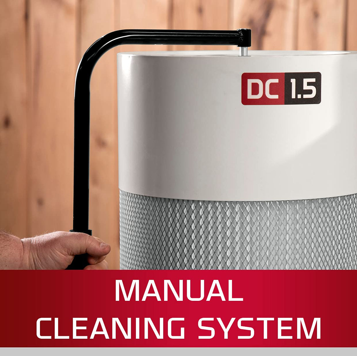 JET JCDC-1.5 Cyclone Dust Collector, 2-Micron Filter, 763 CFM, 1-1/2HP, 1Ph 115V (717515) Jet