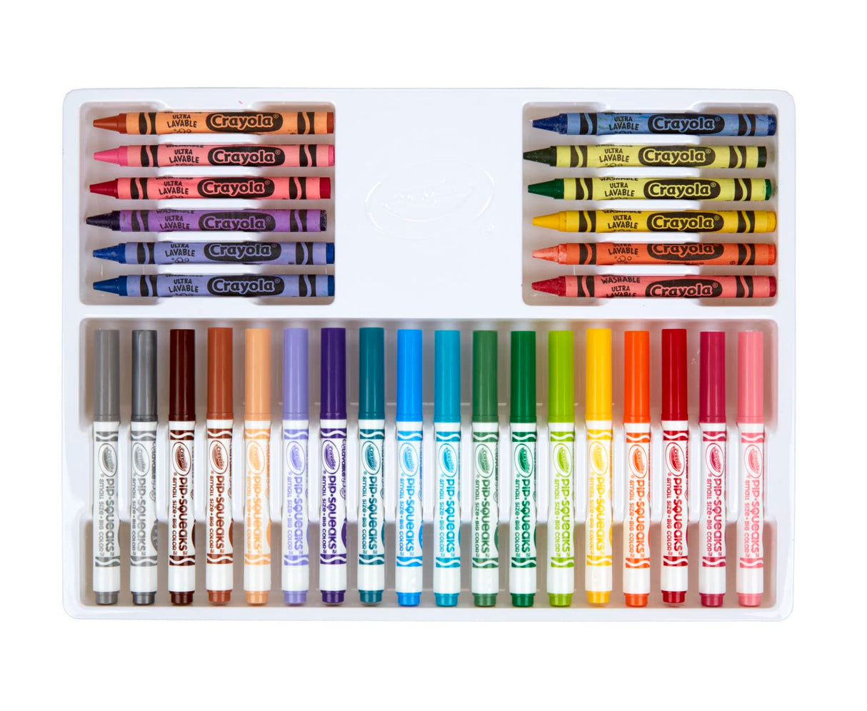 Crayola Dinosaur 5-in-1 Art Kit, Dinosaur Toys Alternative, Gift for Kids, Ages 4, 5, 6, 7 Crayola