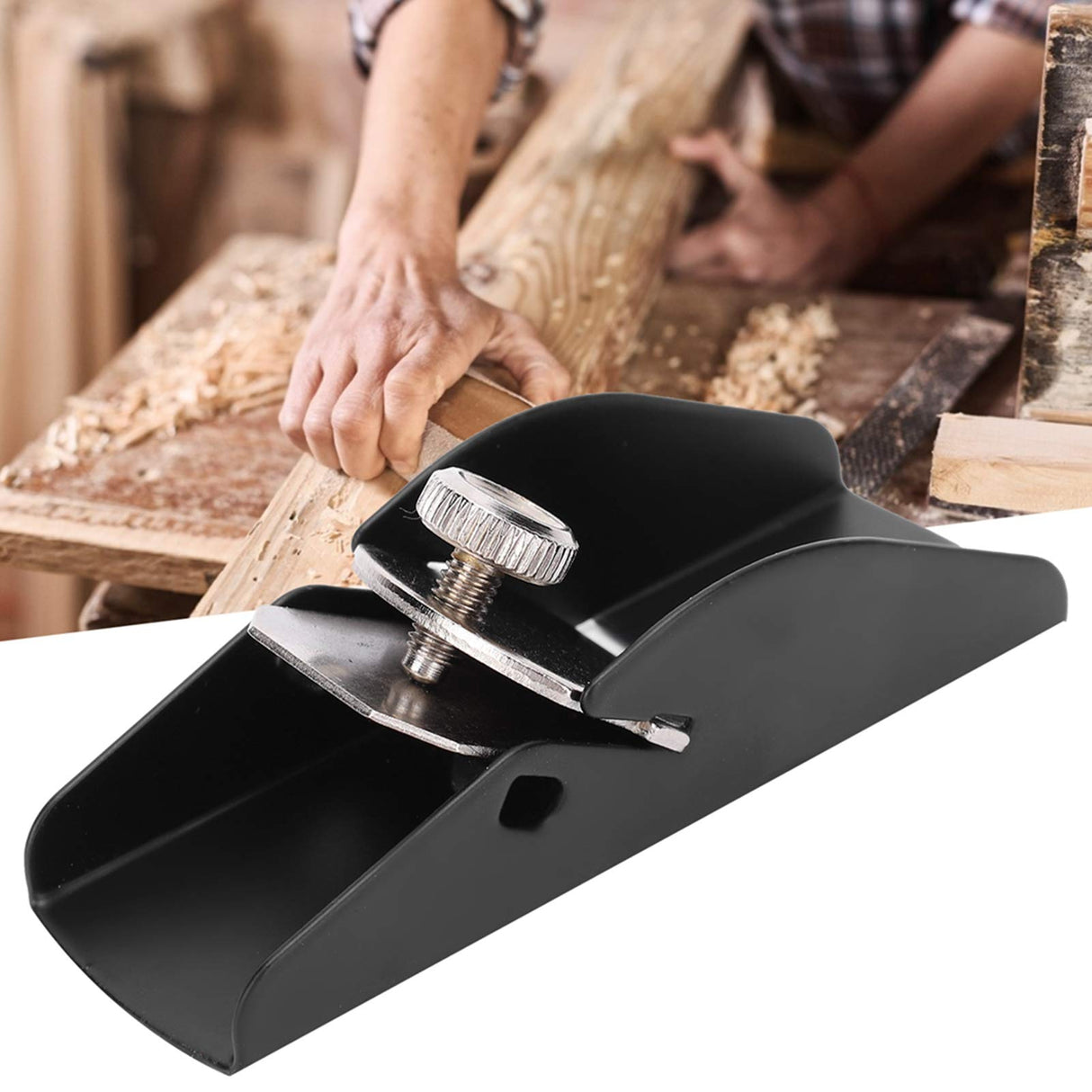 Hand Planer, Trimming Plane Mini Wood Planer Aluminum Alloy Lightweight Woodworking Trimming Carpenter Tools,for Modeling Sculpture and Woodworking POCREATION