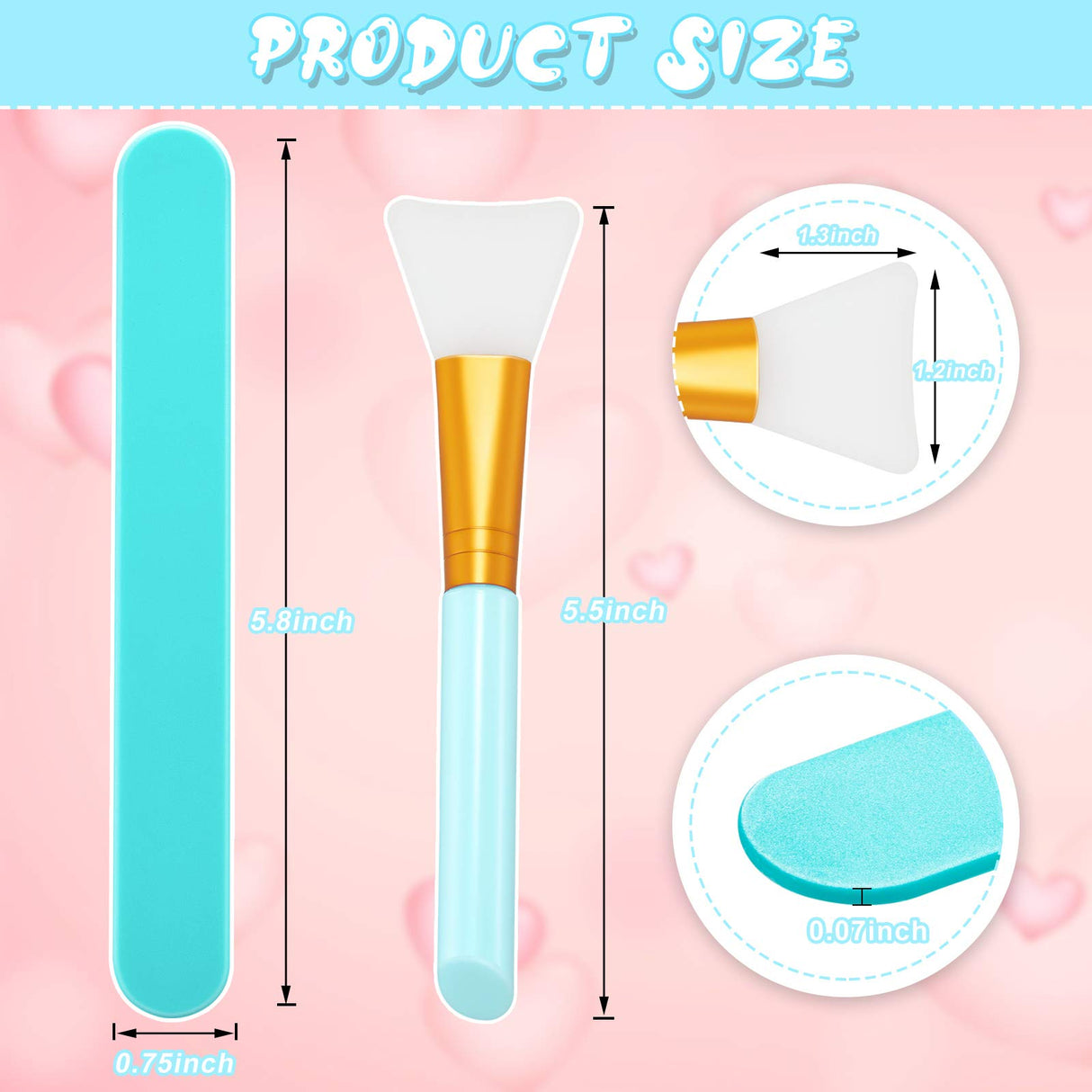 15 Pieces Reusable Stir Sticks Sets Include 12 Pieces Resin Sticks Stirring Makeup Stick and 3 Pieces Silicone Epoxy Brushes for Mixing Resin Epoxy Patelai