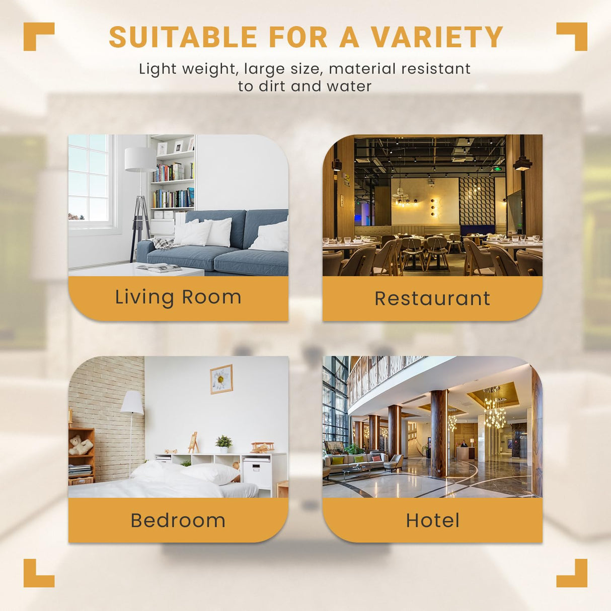 Room Divider Wall 4 Panels Indoor Handmade Wood Portable Room Dividers and Folding Privacy Screens Used in Multiple Occasions Decorate and Beautify Dopinmin