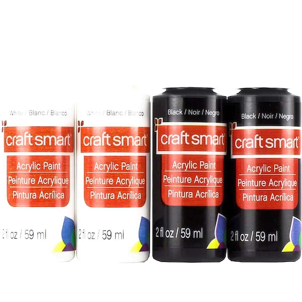 Craft Smart Acrylic Paint Sets- Black & White Acrylic Paint Value Set by Craft Smart. Craftsmart