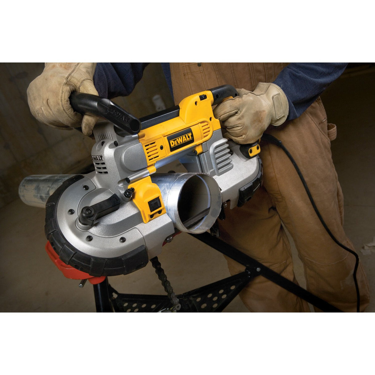 DEWALT Portable Band Saw, Deep Cut, 10 Amp, 5-Inch (DWM120) DEWALT
