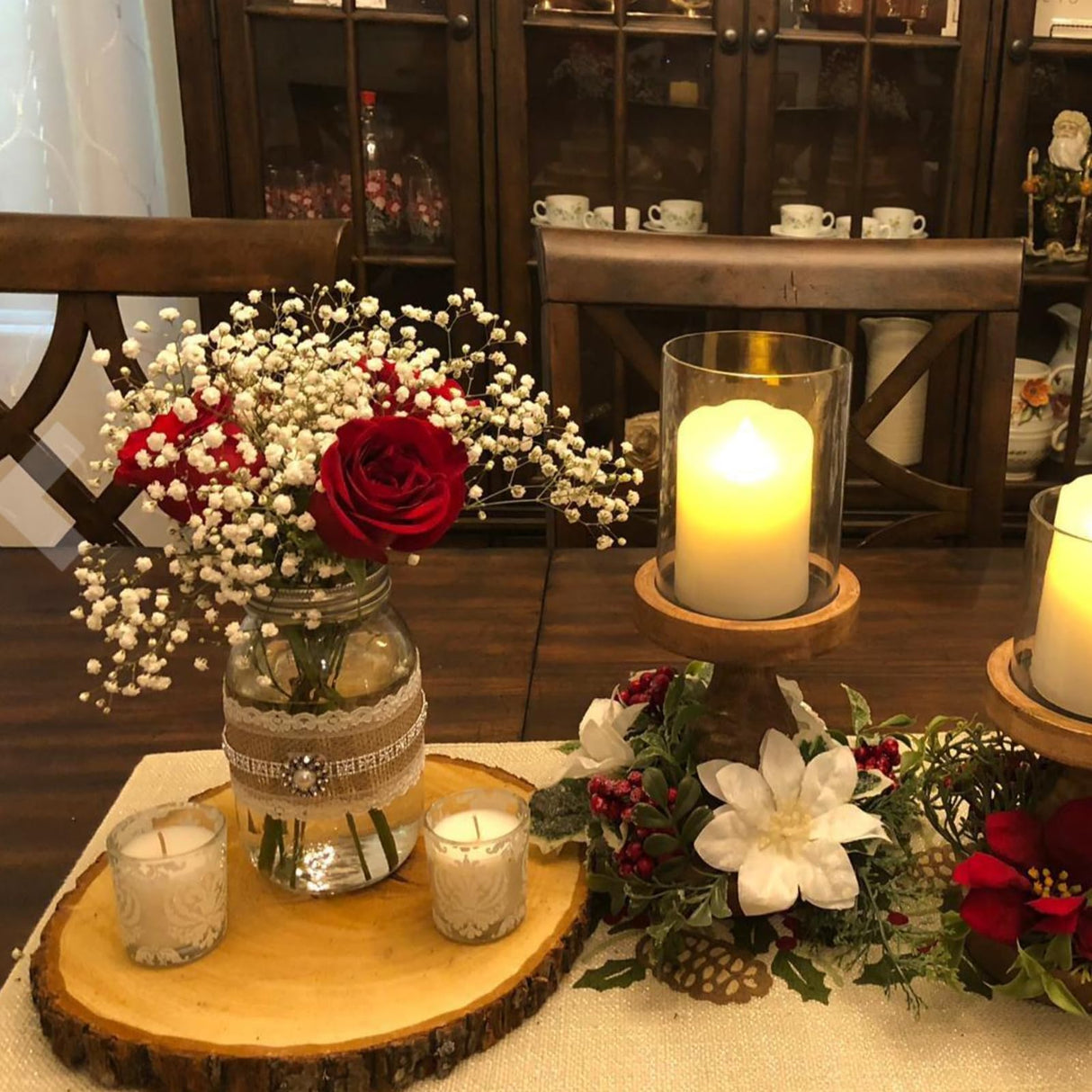 Wilson 4 Pack Basswood Round Rustic Wood Slice, Sanded Side, 9-12" Diameter, Excellent for Wedding Centerpiece, DIY Woodland Projects, Table Wilson