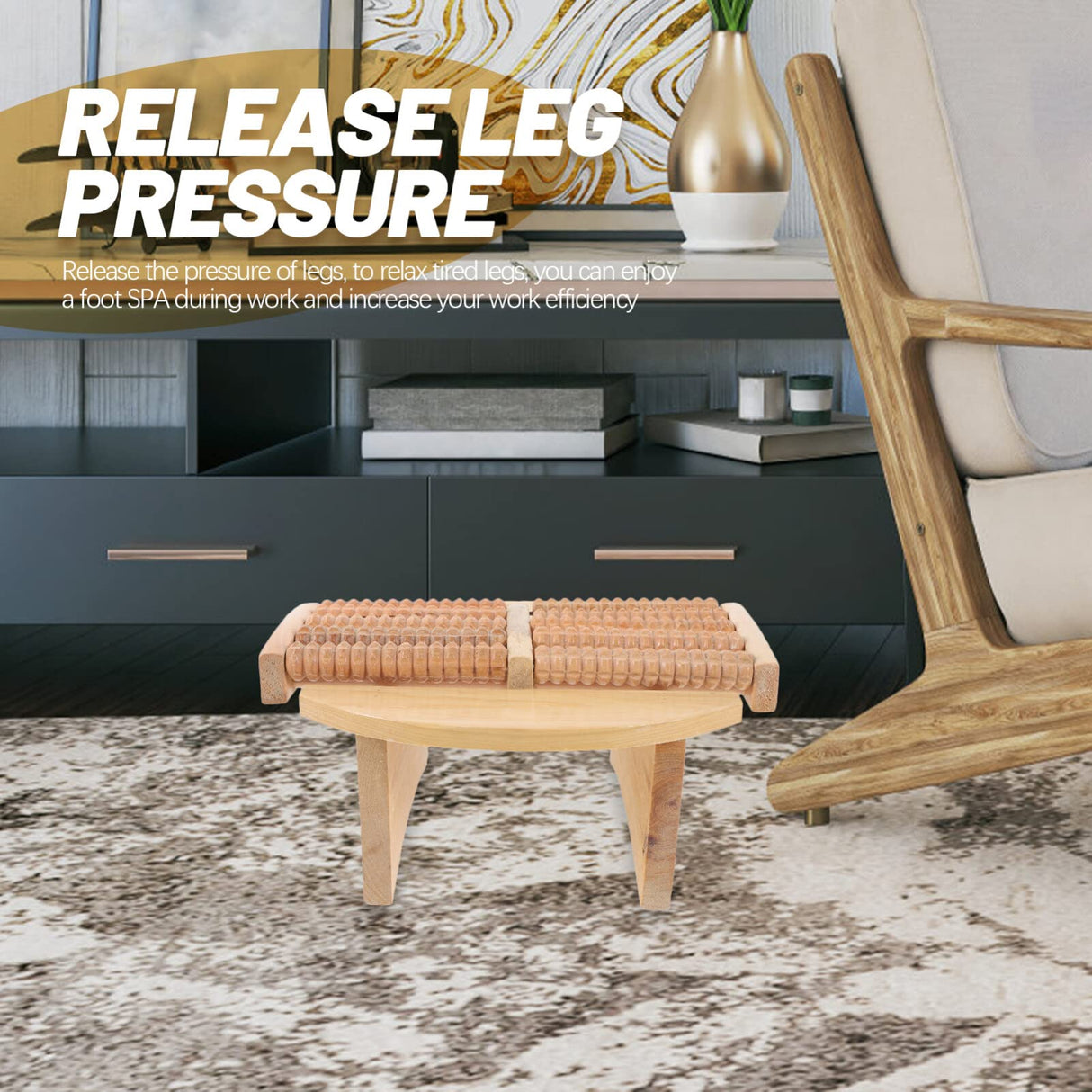 Healifty Sauna Stool Foot Tool Wood Step Footstool Wooden Foot Massager Foot Rest Bath Foot Massager Toilet Stool Gifts Portable Step Stool Sauna Healifty