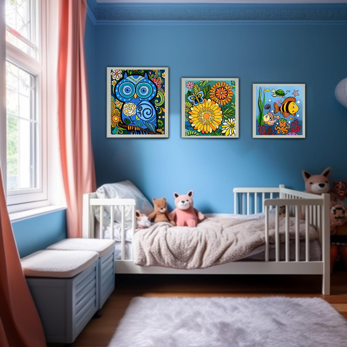 Paint by Numbers Kit for Kids and Adults, Art Supplies for Kids 6-12, Painting Kits for Kids, Crafts and Fun, Acrylic Paint Set, Canvas Painting Kit, Wings Giant