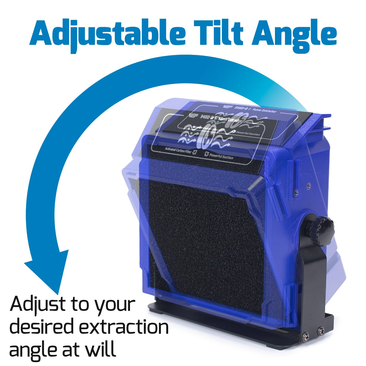 WEP 948DQ-I Fume Extractor Tool with Double Filtering, Helping Hands, Adjustable Tilt Angle, Fenders for Soldering Station, Soldering Iron with 6 WEP