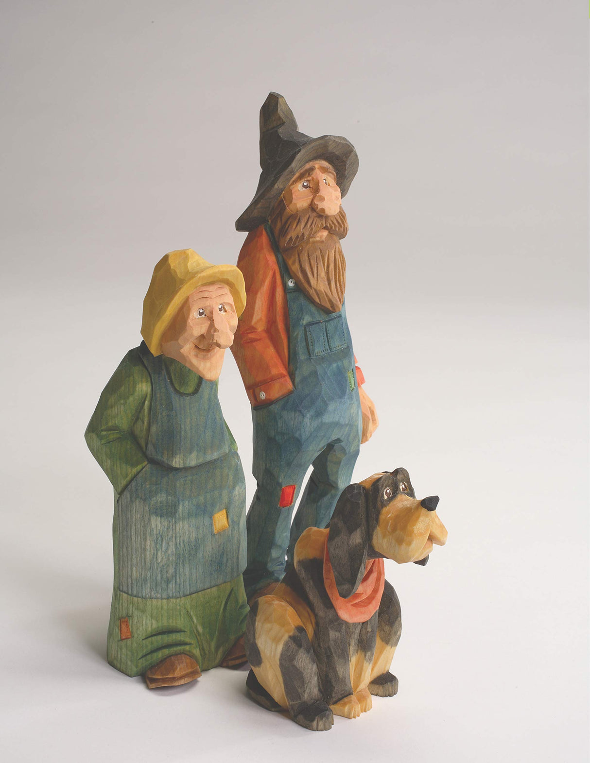 Whittling Country Folk, Revised Edition: 12 Caricature Projects with Personality (Fox Chapel Publishing) Woodcarving, Painting, and Staining Design Originals