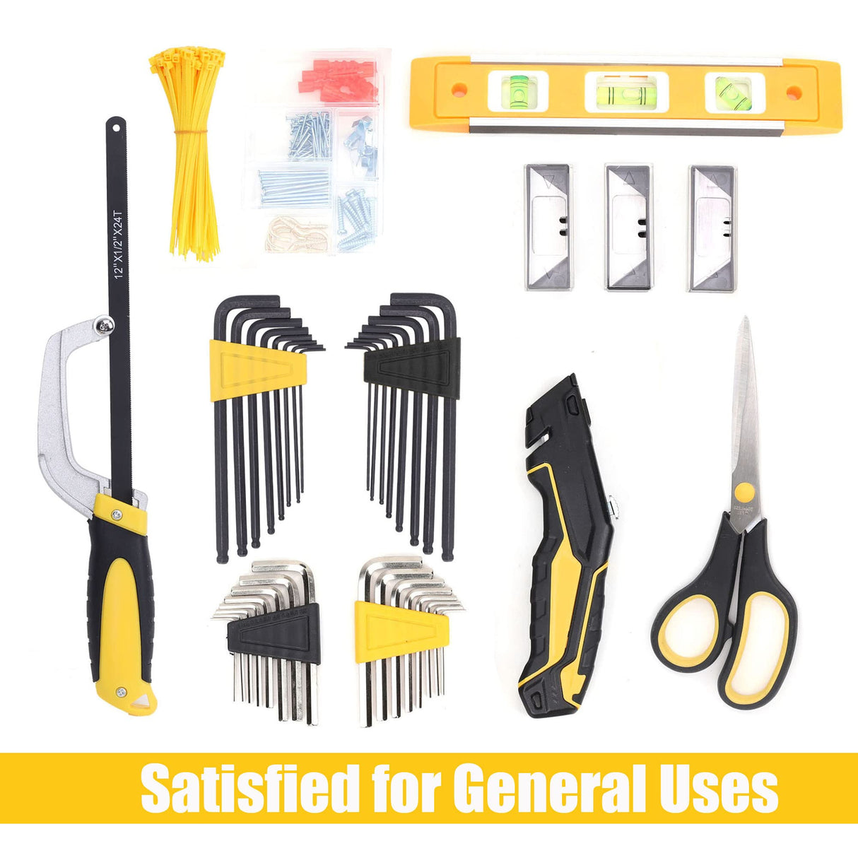 TOPLINE 467-Piece Household Home Tool Sets for Mechanics, 16-Inch Tool Bag with Heavy Duty Home Tool Kit Included, Tool Sets for Men, Tool Kits for Topline