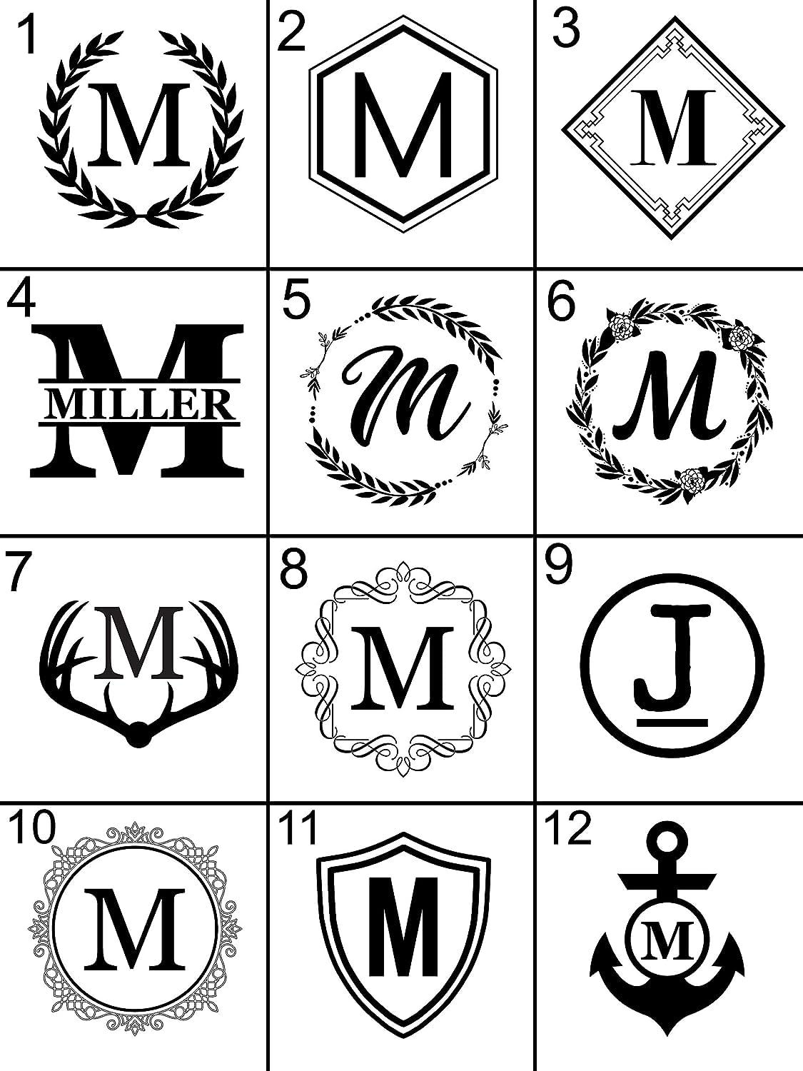 Custom Engraved Monogram Wooden Keychain Personalized with Monogram and Name 2.5x1 Inch Etched Wood Key Chain R and R Imports