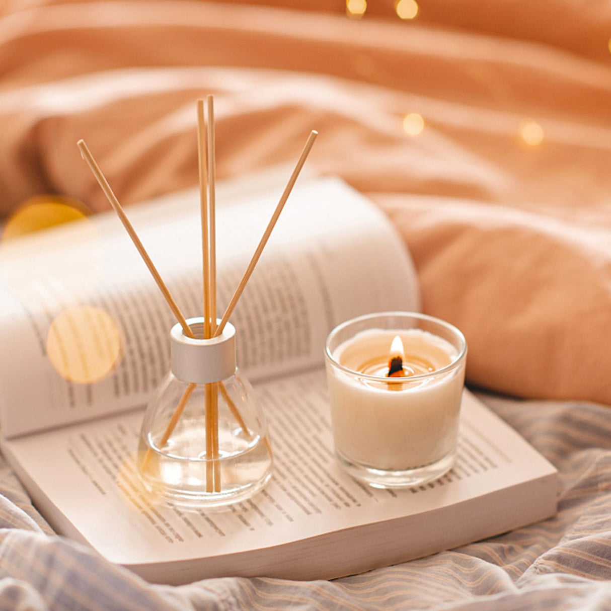 SUPMIND 4oz Glass Candle Jars 12 Pack- Clear Empty Candle Jars with Bamboo Lids and Sticky Labels, Bulk Small Candle Jars for Making Candles SUPMIND