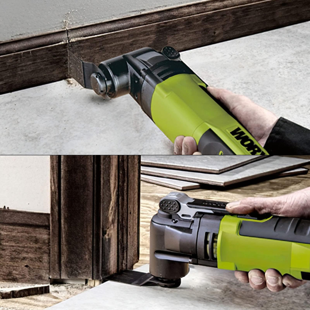 TrivdPro 100Pcs Oscillating Tool Blades Professional Universal Oscillating Saw Blades Wood Multitool Blades Compatible with Dewalt, Milwaukee, TrivdPro