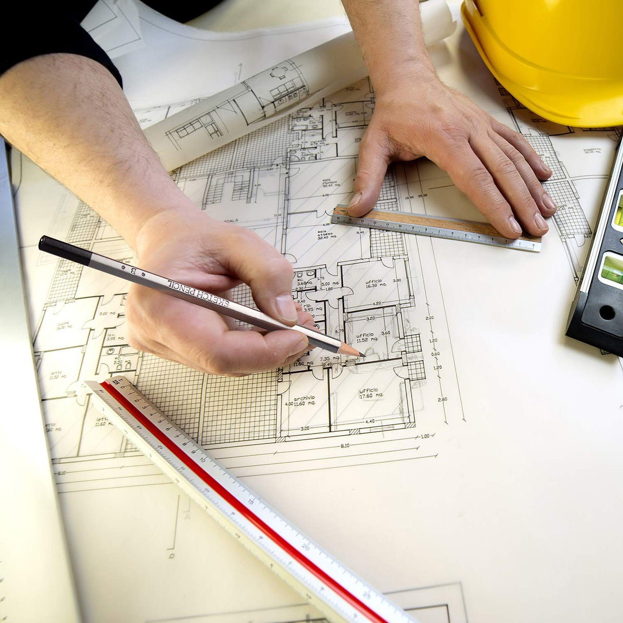 Dyvicl Professional Drawing Sketching Pencil Set - 12 Pieces Drawing Pencils 10B, 8B, 6B, 5B, 4B, 3B, 2B, B, HB, 2H, 4H, 6H Graphite Pencils for Dyvicl