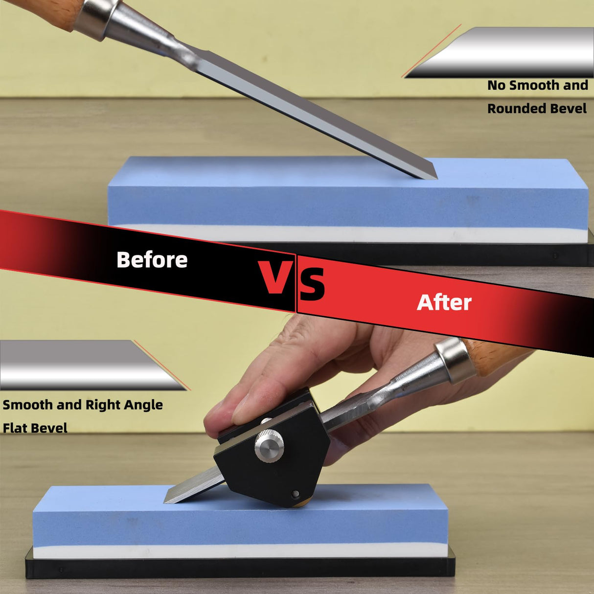 GOINGMAKE Honing Guide System Chisel Sharpening Kit for Woodworking Chisels and Planes 5/32" to 3" Chisel Sharpener Sharpening Holder Guide goingmake