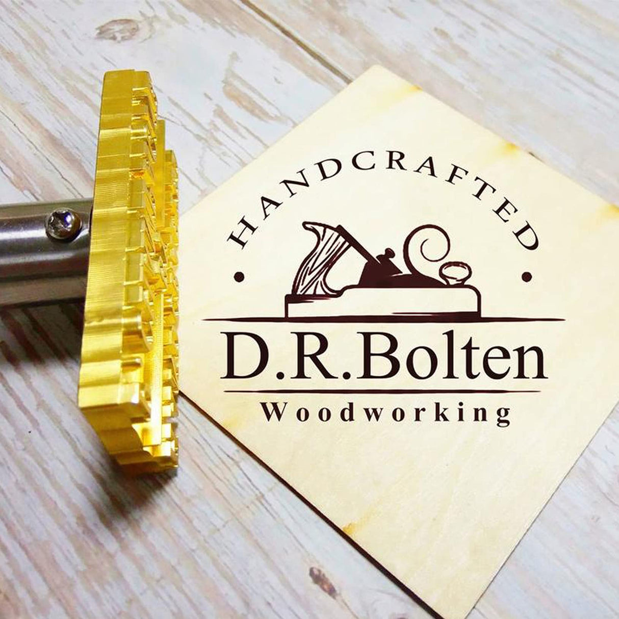 Custom Electric Wood Branding Iron for Woodworkers - Perfect Personalised Gift (350W, 1.5"x1.5") Arokimi