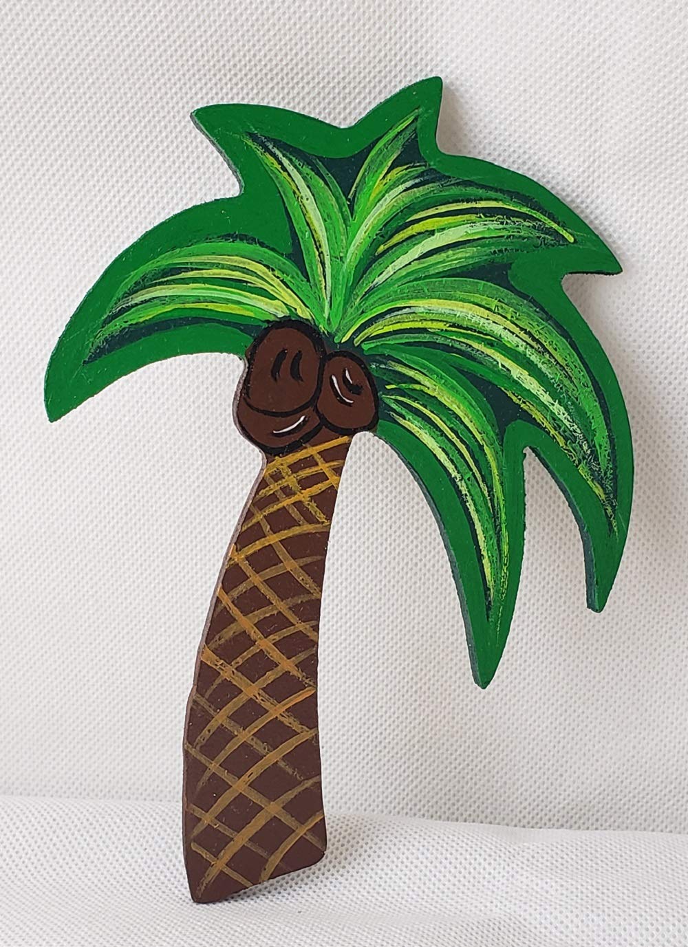 Palm Tree Cutout Unfinished Wood Nautical Decor Summer Decor Beach House Decor MDF Shape Canvas Style 1 (12") Diverse Woodworking