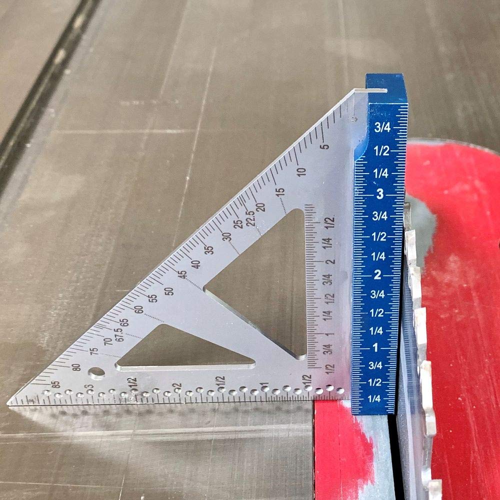 iGaging Bench Square Set 4" and 7" Stainless Steel w/ 16th and 32nd Scale Stainless Steel iGaging