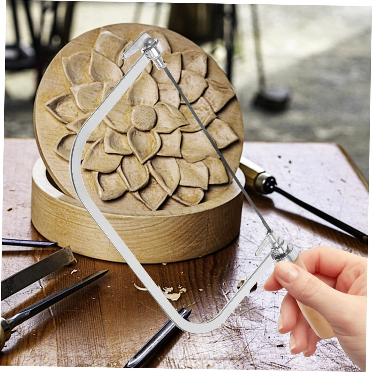 Homoyoyo 1 Set Engraving Saw Coping Saw Woodworking Hand Saw Hand Tools Japanese Hand Saw Fret Cutter Saws Woodworking Japanese Saw Hand Saw Table Homoyoyo