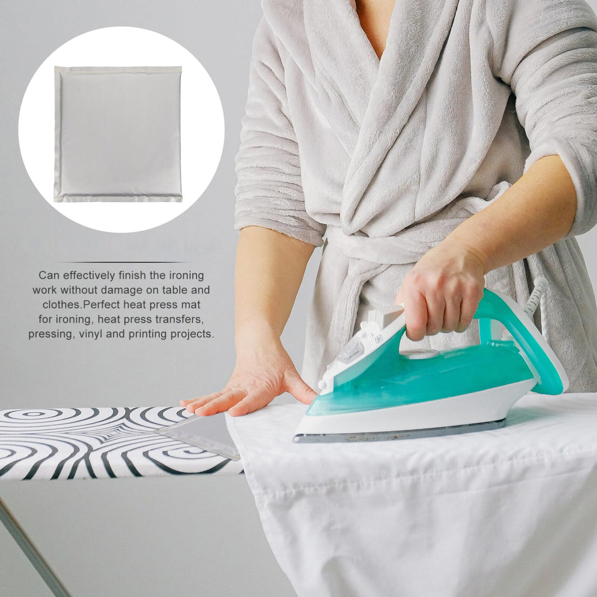 Heat Press Ironing Mat Printing Pillow Press Transfer Mat Press Pillows Bundle Transfer pad 10.61x11.4in Heat Press Machine Baby Costume Heat CIMAXIC