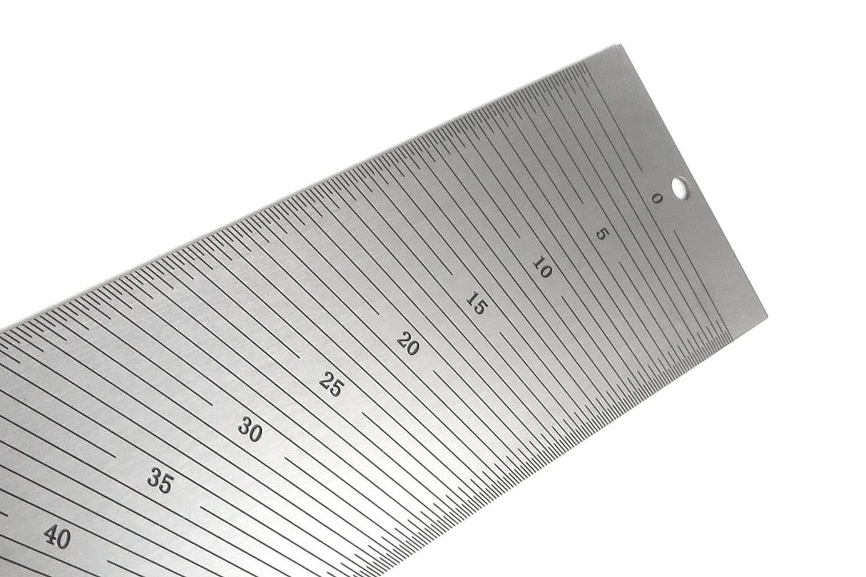 Taytools Bevel Setting Gauge for Use with Sliding Bevel Gauge Size Stainless Steel 0-50 Degrees in 1/4 Degrees Increments Center Finding Ruler Depth Taytools