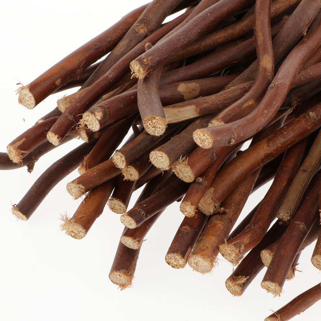 50Pcs Driftwood Wood Branches Ornament Pieces Bulk of Wood Log Sticks for Decorating Crafting for DIY Rustic Crafts Confetti LoveinDIY