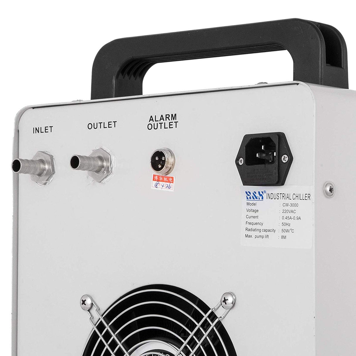 110V Water Chiller 9L High-Capacity Industrial Water Chiller Thermolysis Industrial Water Cooling Chiller for 60W 80W CO2 Glass Tube Laser Engraving cjc