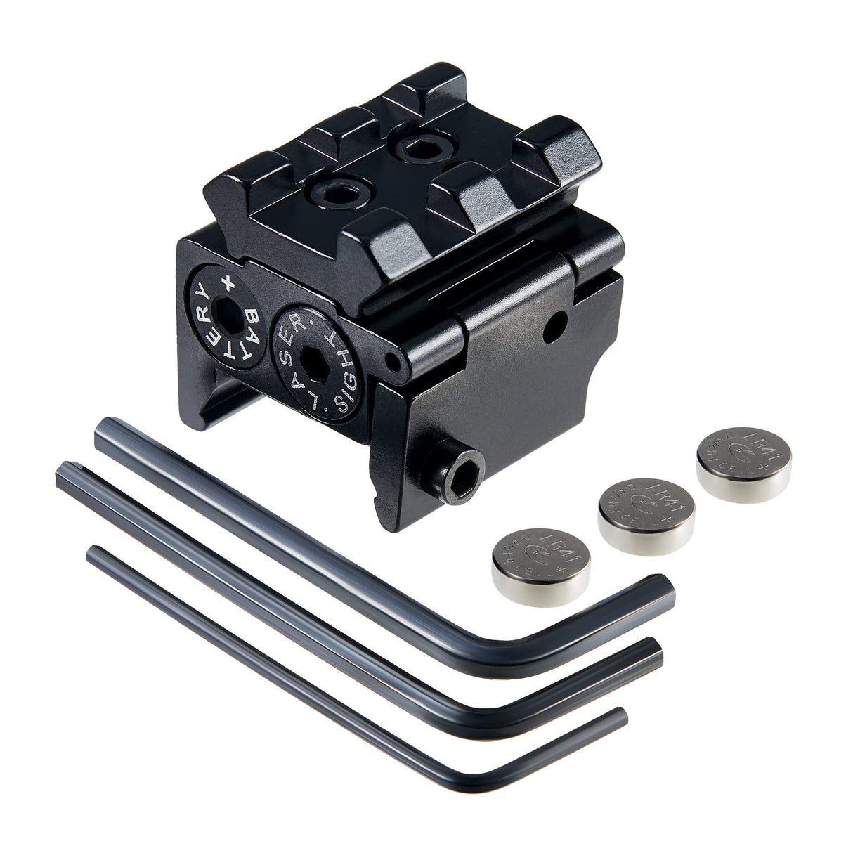 Pinty Red Laser Red Dot Sight Waterproof Military Grade Low Profile Compact with Rail Mount and Accessory Pinty