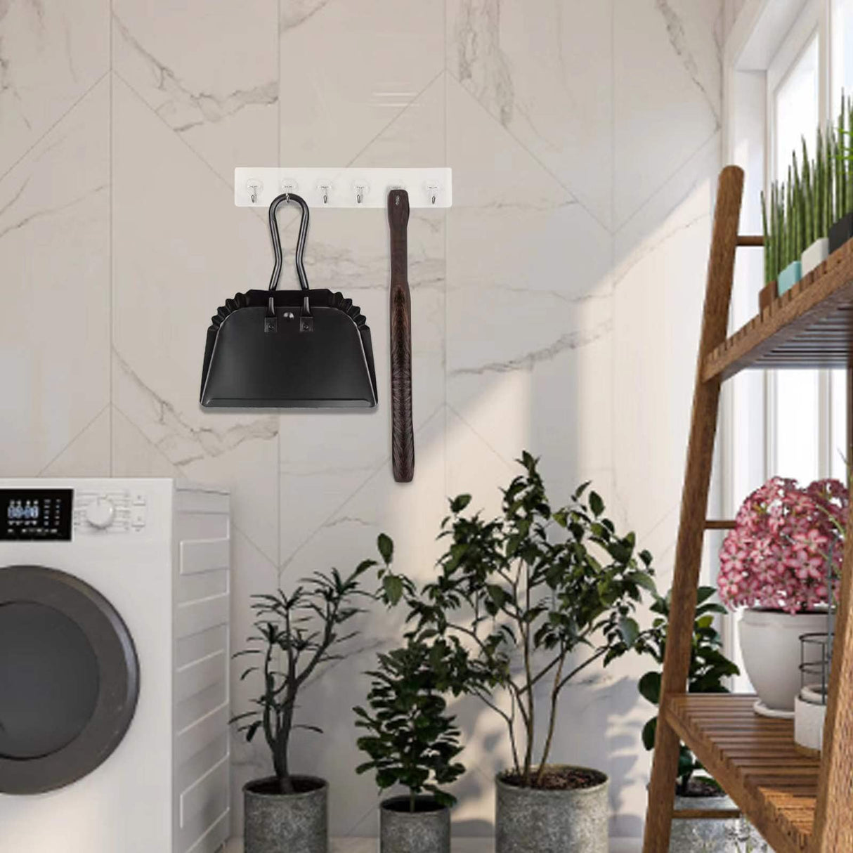 Heavy Duty Black Metal Dust Pan -Handheld Dustpan with Handle, Stainless Steel Large Dustpans with Wide Lip Industrial Dust Pans Precision Edge Small Yangbaga