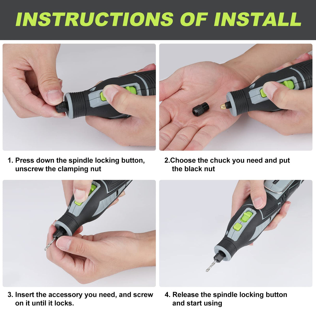 WORKPRO 12V Cordless Rotary Tool Kit, 5 Variable Speeds, Powerful Engraver, Sander, Polisher, 114 Easy Change Accessories, Craft Tool for Handmade WORKPRO