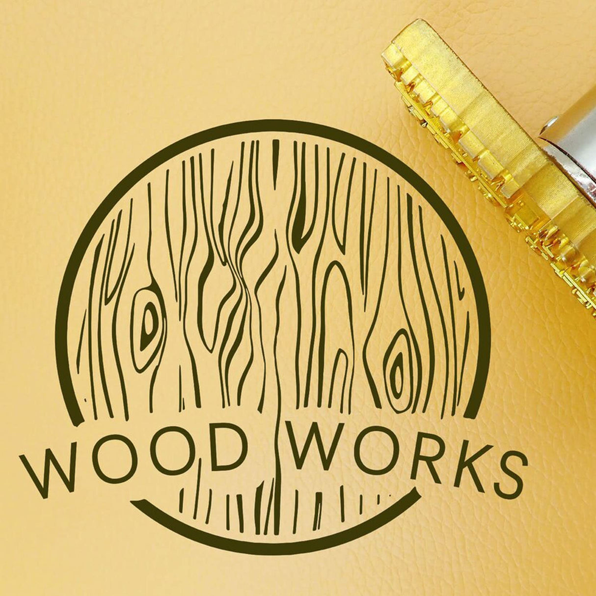 Custom Electric Branding Iron Stamp for Wood & Leather - 350W Handcrafted Design 1.5"x1.5" by Arokimi Arokimi