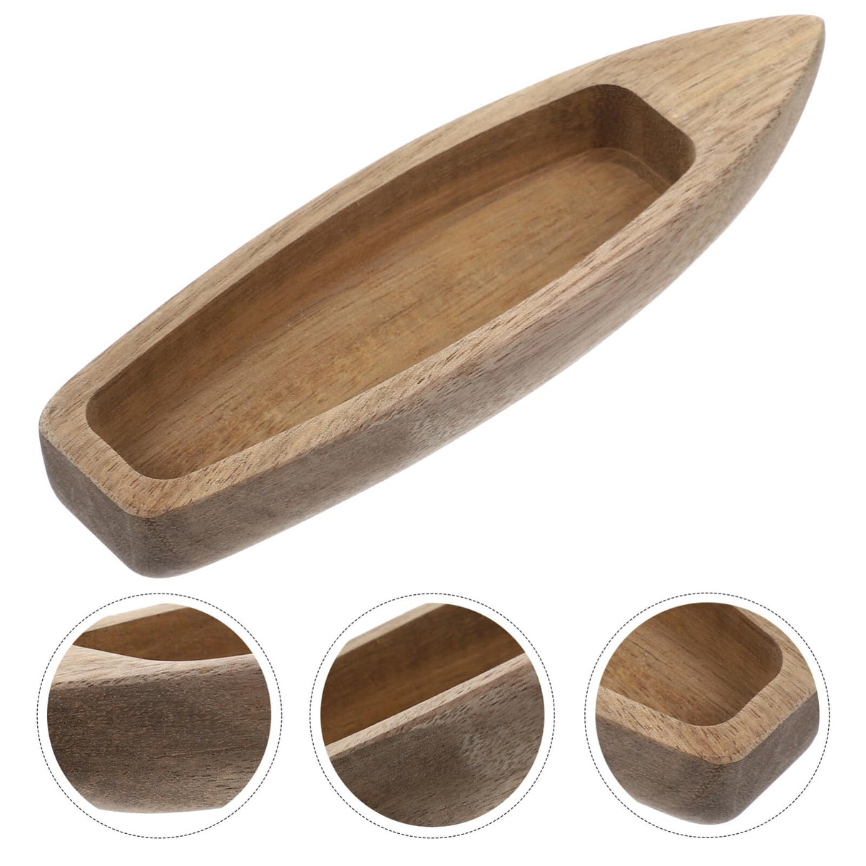 VOSAREA Office Decor Home Decor Unfinished Wooden Boat Model Wood Craft Boat Adornment Crafting Boat Model Desktop Boat Wood Boat Ornament Nautical VOSAREA