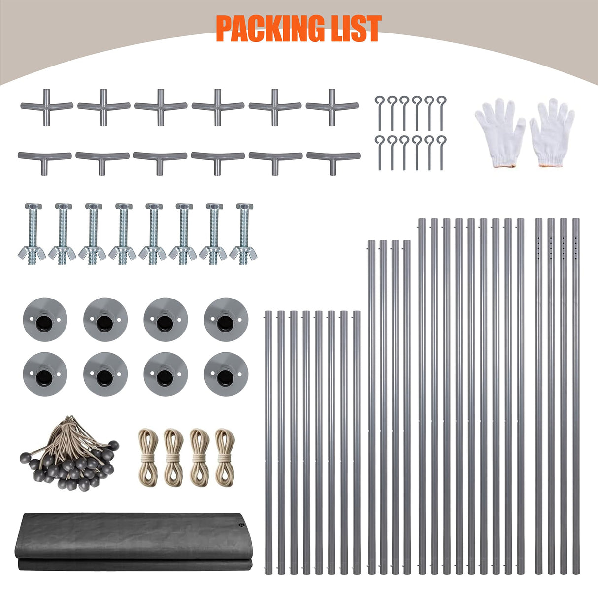 JAMFLY Carport, 12x20 Heavy Duty Carport Canopy with Roll-up Windows, Portable Garage with Removable Sidewalls & Doors, Car Canopy with All-Season JAMFLY