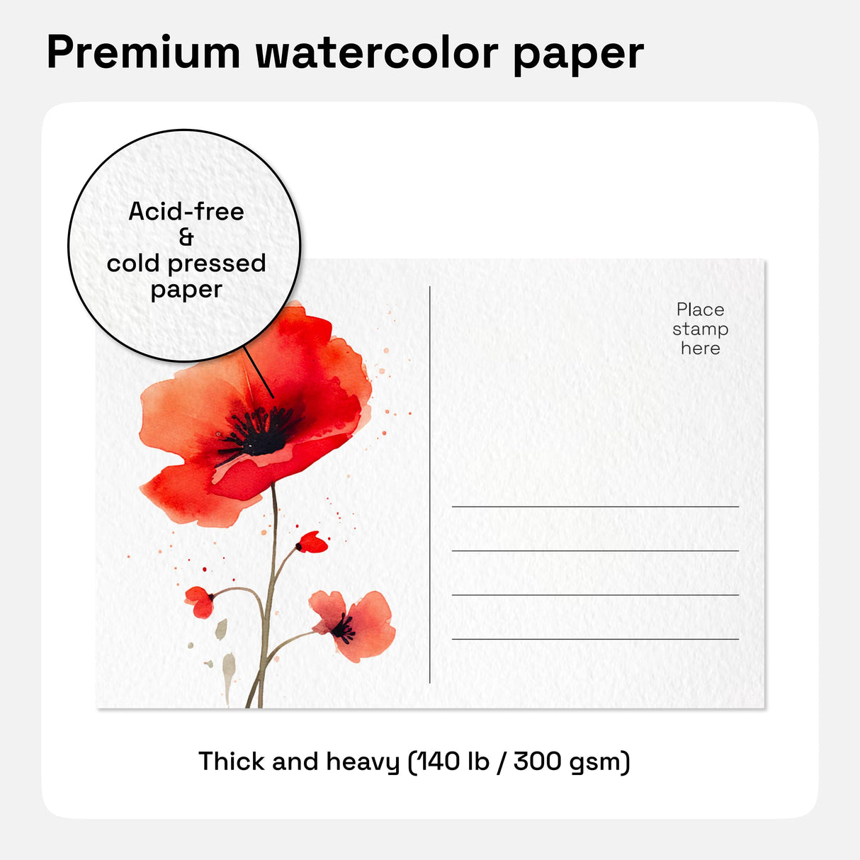 ARTISTRO Watercolor Paint Set, 48 Vivid Colors and 30 Watercolor Postcards 4x6 Inches - Heavyweight Paper Cards 140lb (300gsm) ARTISTRO