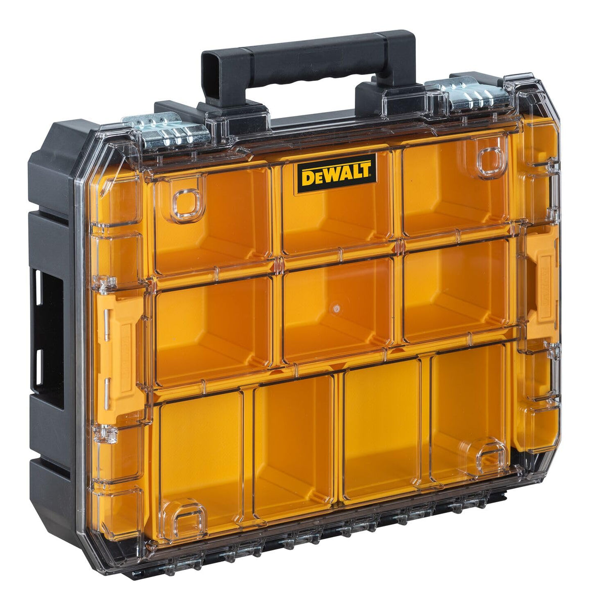 DEWALT TSTAK Tool Organizer, Holds Up To 44 lbs., Clear Lid Organizer, Compartments for Small Tools and Accessories (DWST17805) DEWALT