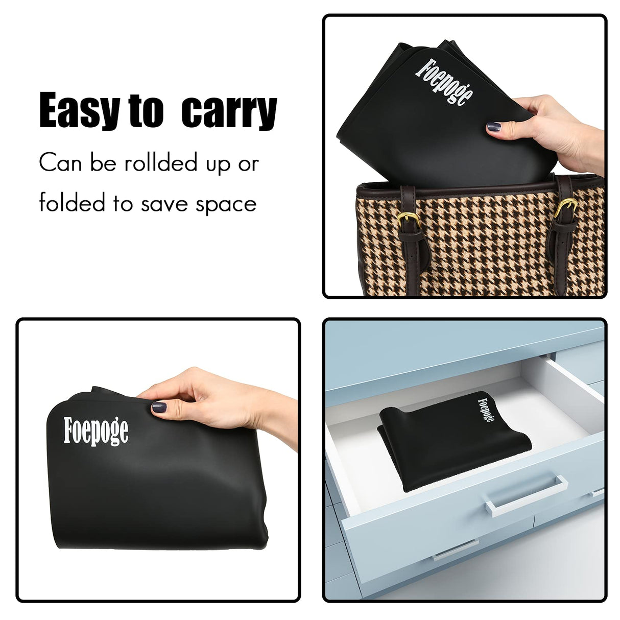 36.2" x 24" Extra Large Silicone Mat for Epoxy Resin, Nonstick Silicon Mats for Crafts Jewelry Casting, Non-Slip Kitchen Table Placemats for Foepoge