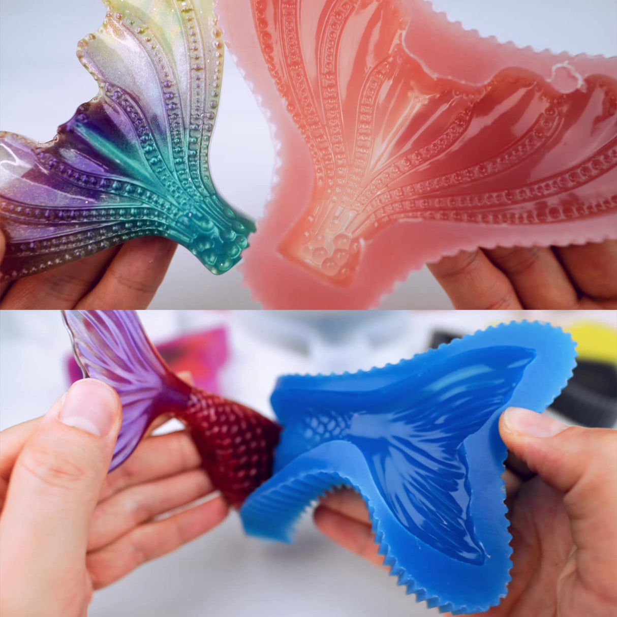 BBDINO Silicone Mold Making Kit 20A Silicone for Mold Making 1 Gallon/10 lbs/160 Oz, Silicone Mold Making Clear Translucent, 1:1 by Volume, Liquid BBDINO