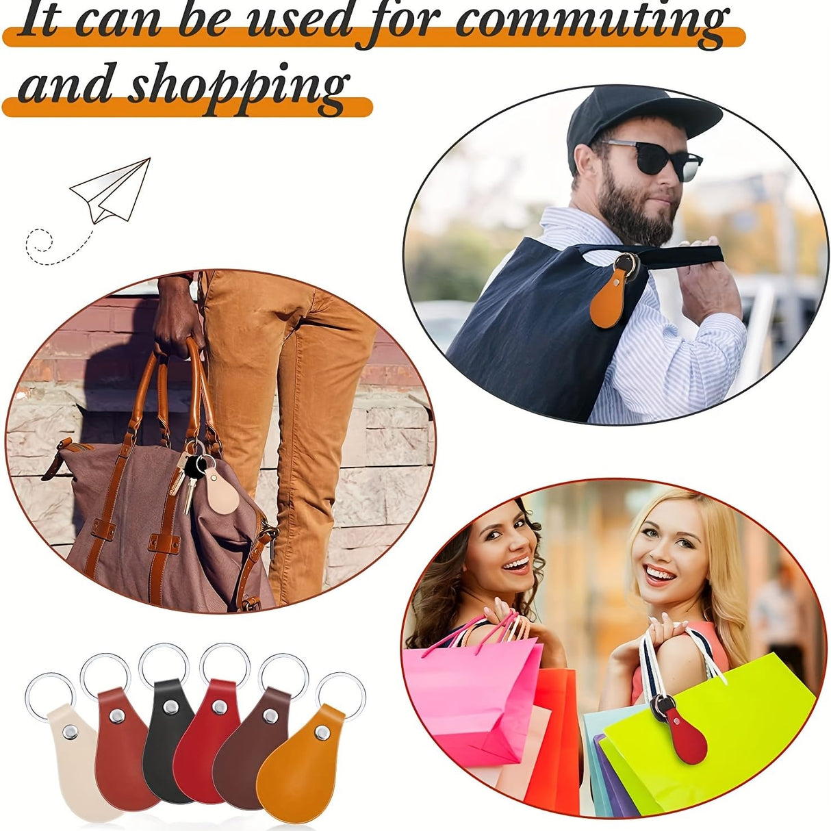 30Pcs Leather Key Fob Kit Leather Keychain Blanks with Rivets and Key Rings for Laser Engraving DIY Making Leather White FYDTFI