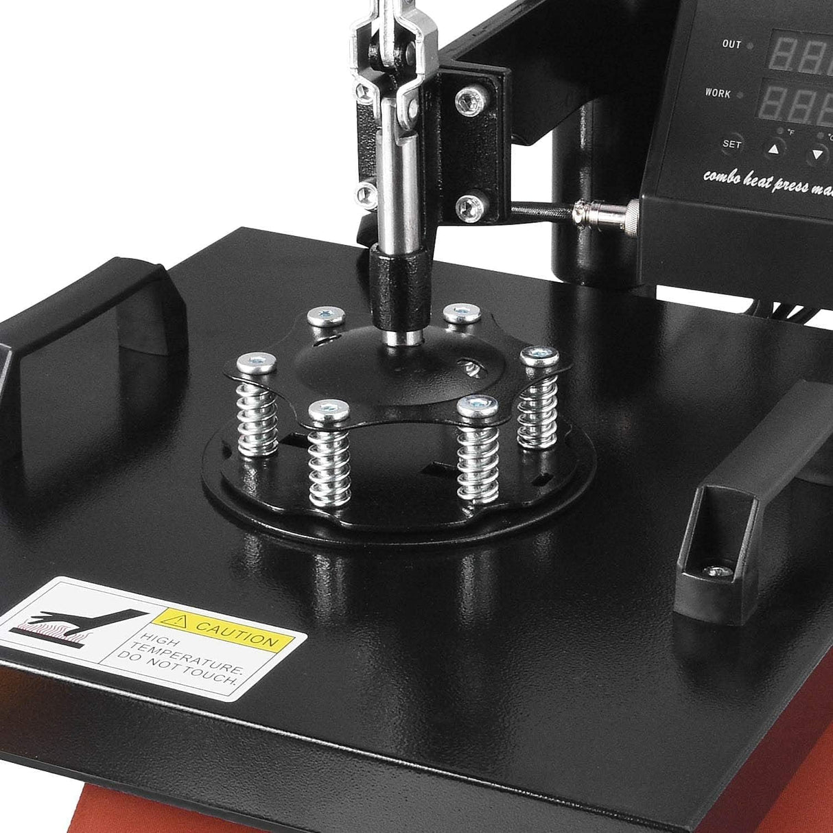 Slendor Heat Press 15x15 Inch 5 in 1 Heat Press Machine 360-Degree Swing Away Digital T Shirt Pressing Machine Multifunction Heat Transfer Slendor