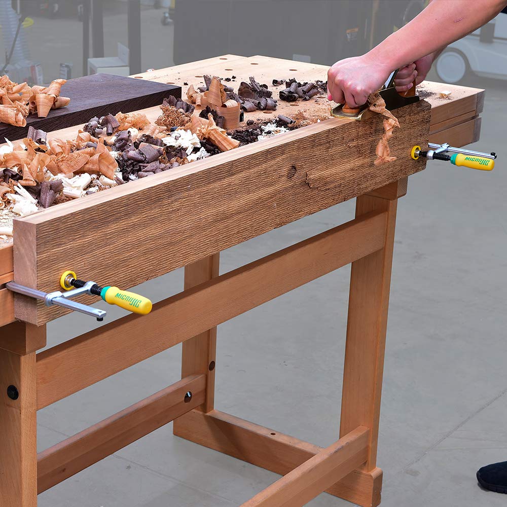 MICROJIG GRR-RIPPER DVC-538K2 Match Fit Dovetail Clamps, Yellow/Green MICRO JIG