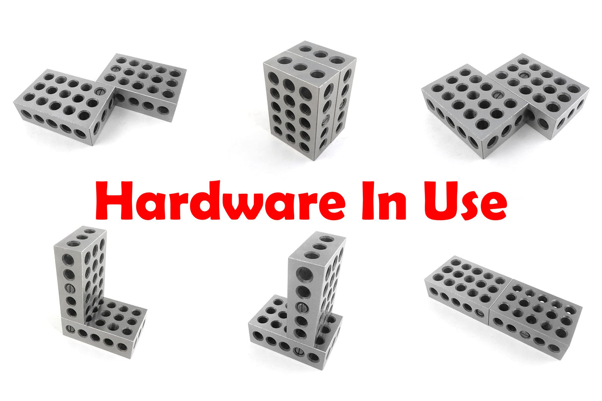 Taytools Pair Hardened Steel 123 Blocks and Attachment Hardware Kit Taytools