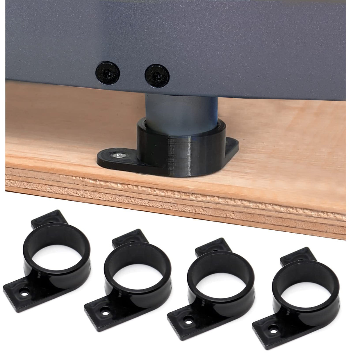 DUZFOREI 4PCS Laser Feet Guide with Mounting Screws, Engraving Machines Mounting Feet, Laser Leg Holders Replacement for Tool D1 Laser Cutter DUZFOREI