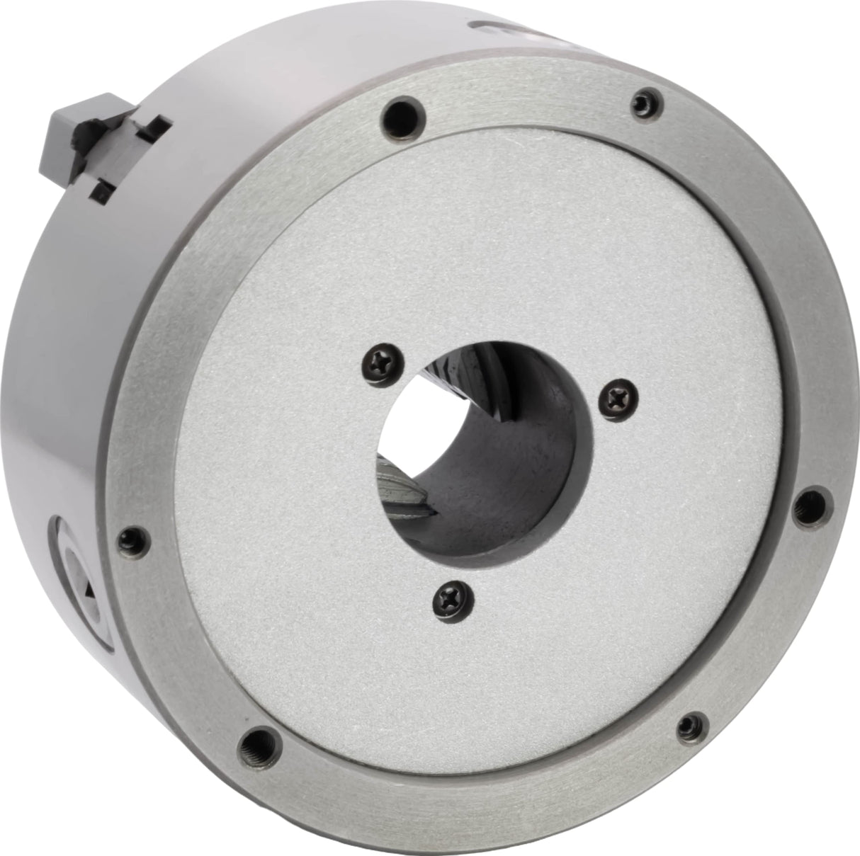 CME 6" 3-Jaw Self-Centering (Scroll) Lathe Chuck with 1 1/2"-8 Threaded Backing Plate, Two-Piece Reversible Jaws CME Tools