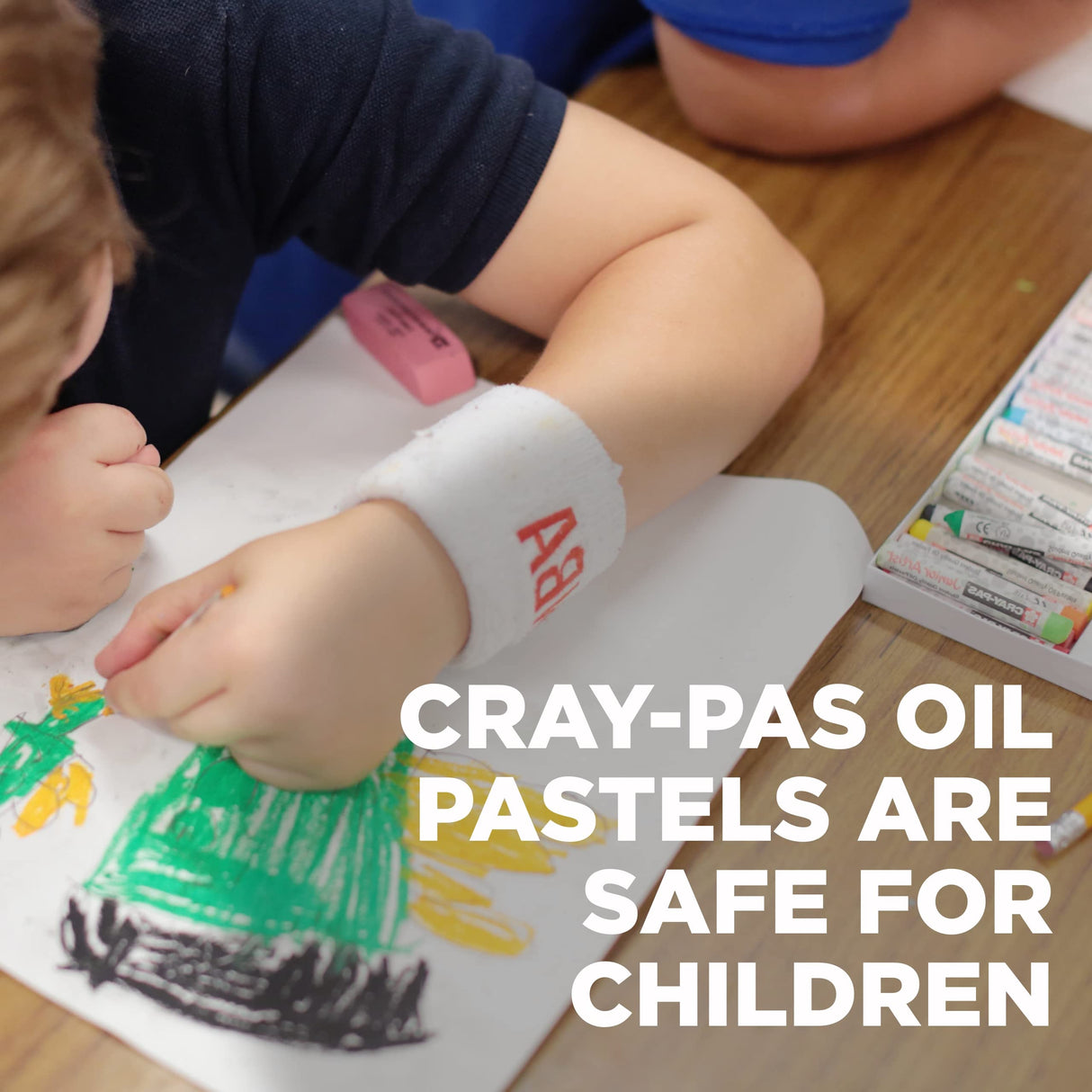 SAKURA Cray-Pas Junior Artist Oil Pastel Set - Soft Oil Pastels for Kids & Artists - 50 Sticks SAKURA