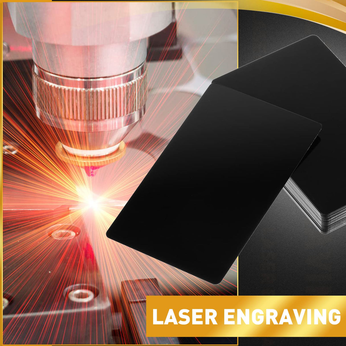 550 Pcs Metal Business Cards Engraving Aluminum Plates for Crafting Multipurpose Metal Sheets for Crafting 0.01 Inch Thick Blank Business Cards for Thenshop