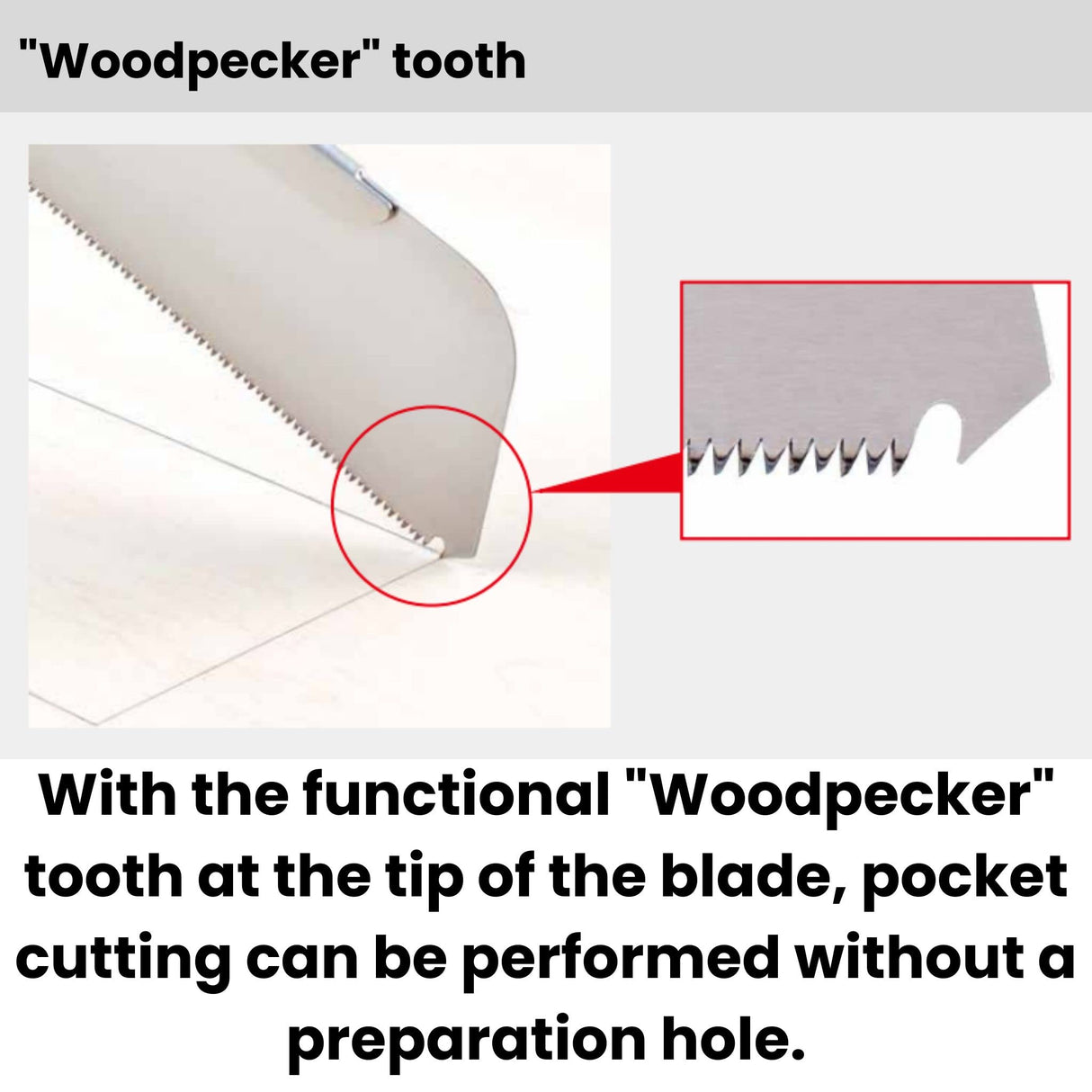 Z-saw Dozuki Piercing 150, Mini Panel Saw New Model with Resin Handle, English Replacement Manual Included, Japanese Hand Saw (Replacement Blade) Z-saw