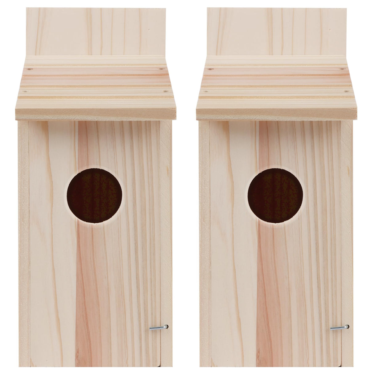 OceeK Natural Wooden Hummingbird Houses Cedar Blue Bird Box House Bird House Wooden Bird House Cedar Wren House Wood Bird Houses for Outside Hanging OceeK