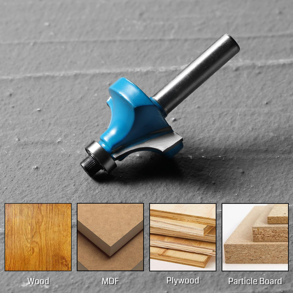 Genmitsu 15pcs 1/4 Inch Shank Router Bits Set, Woodworking Tools for Trim, Groove & Edge Treatment, DIY, CNC Machine Engraving, Woodworking Project, Genmitsu