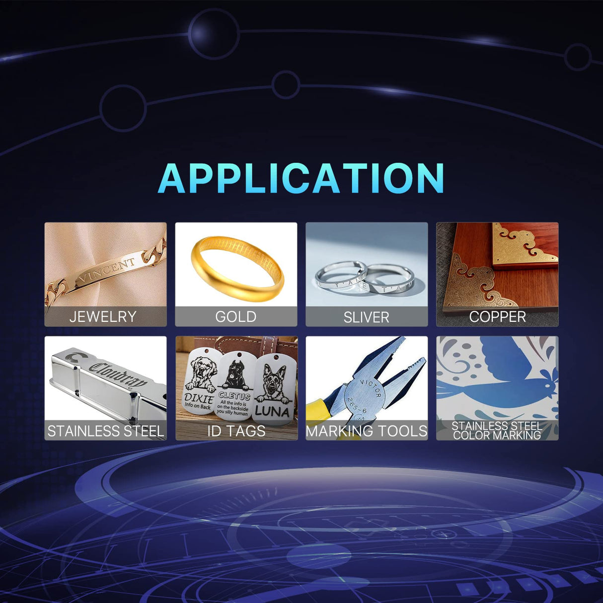 Cloudray 50W Fiber Laser Engraver with Rotary Axis, LightBurn Compatible Laser Engraver with Red Dot Pointer, 7.9x7.9 Solid State Laser Marking Cloudray