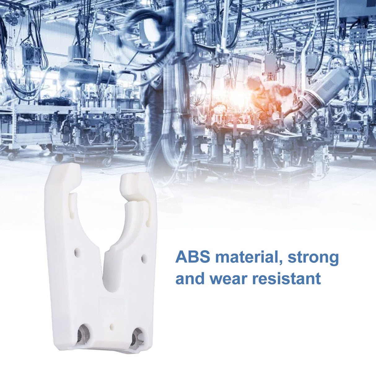 Tool Holder Clamp, Automatic Tool Holder Clamp ABS Plastic Explosion Proof Tool Changer Claw for CNC Machines Obetuens